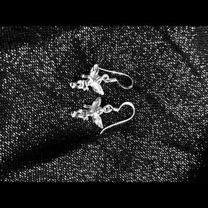 Angel earrings.